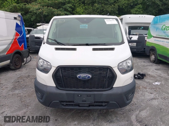 2021 Ford Transit Cargo with VIN 1FTBR1Y83MKA76305, listed as a IAAI auction lot 42240276 with 75,256 mi miles and . Bid and sale history available at DreamBid. Image 12.