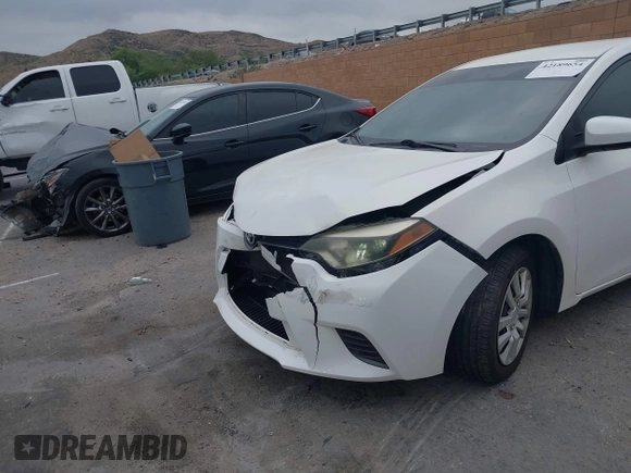 2015 Toyota Corolla L with VIN 5YFBURHE4FP273894, listed as a IAAI auction lot 42189654 with 140,613 mi miles and . Bid and sale history available at DreamBid. Image 6.