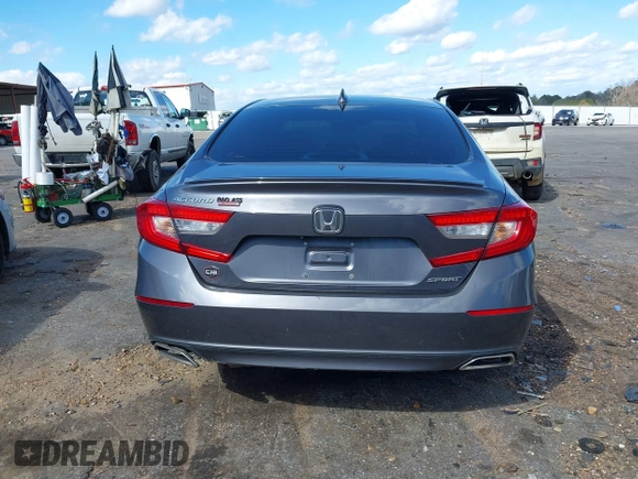 2019 Honda Accord Sedan Sport 1.5T with VIN 1HGCV1F37KA148067, listed as a IAAI auction lot 41724588 with 91,659 mi miles. Bid and sale history available at carsss.com. Image 16.