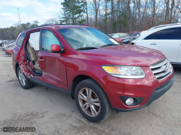 2012 Hyundai Santa Fe Limited with VIN 5XYZK3AB9CG141747, listed as a IAAI auction lot 41498091 with 159,393 mi miles. Bid and sale history available at carsss.com. Image 1.