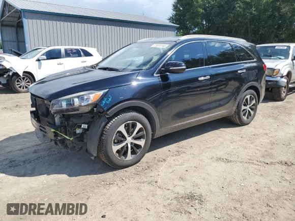 2018 Kia Sorento EX with VIN 5XYPH4A15JG403246, listed as a Copart auction lot 71918144 with 53,453 mi miles and Salvage title. Bid and sale history available at DreamBid. Image 1.
