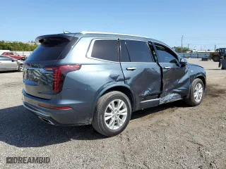 2021 Cadillac XT6 Luxury with VIN 1GYKPAR49MZ212522, listed as a Copart auction lot 41449264 with 45,935 mi miles. Bid and sale history available at carsss.com. Image 3.