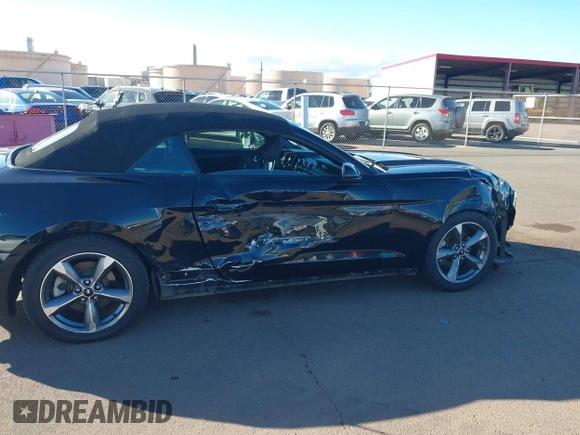 2017 Ford Mustang V6 with VIN 1FATP8EM4H5229028, listed as a IAAI auction lot 40808873 with 66,481 mi miles and . Bid and sale history available at carsss.com. Image 6.
