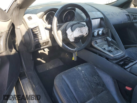 2014 Jaguar F-Type V6 with VIN SAJWA6E75E8K03346, listed as a Copart auction lot 88558275 with Not Provided miles and Salvage Title. Bid and sale history available at DreamBid. Image 8.