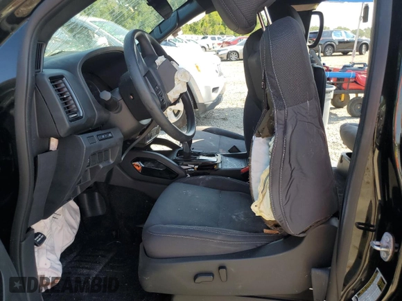 2023 Nissan Frontier SV with VIN 1N6ED1EJ7PN630402, listed as a Copart auction lot 57339595 with 35,876 mi miles and Salvage title. Bid and sale history available at DreamBid. Image 7.