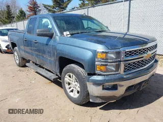 2014 Chevrolet Silverado 1500 LT with VIN 1GCVKREC6EZ198383, listed as a IAAI auction lot 41908087 with 155,422 mi miles and . Bid and sale history available at DreamBid. Image 1.