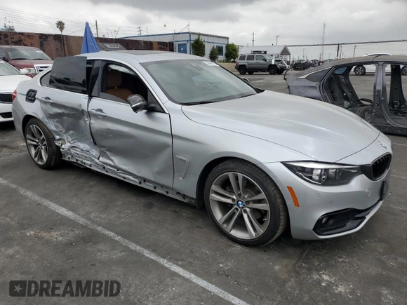 2019 BMW 4 Series 430i z VIN WBA4J1C58KBM12201, wystawiony jako Copart lot #54448715 z przebiegiem 68 574 mil mil oraz Szkoda całkowita • Salvage title. Historia ofert i sprzedaży dostępna na DreamBid. Obrazek 4.