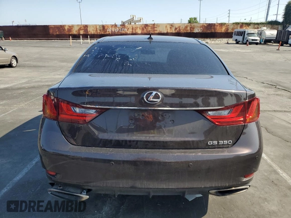 2013 Lexus GS 350 with VIN JTHBE1BL4D5006883, listed as a Copart auction lot 59996275 with 106,780 mi miles and Salvage title. Bid and sale history available at DreamBid. Image 6.