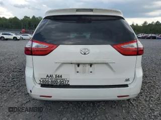2017 Toyota Sienna LE with VIN 5TDJZ3DC3HS171060, listed as a Copart auction lot 65908415 with 108,082 mi miles and Salvage title. Bid and sale history available at DreamBid. Image 6.