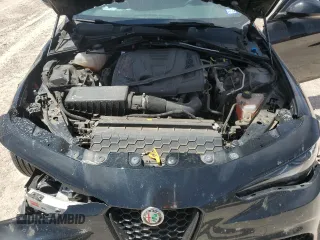 2022 Alfa Romeo Giulia Ti with VIN ZARFAMBNXN7665158, listed as a Copart auction lot 67819884 with 0 mi miles and Salvage Title. Bid and sale history available at carsss.com. Image 11.