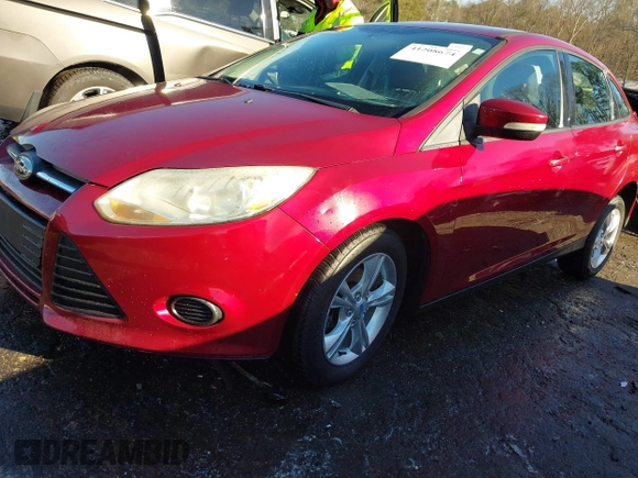2013 Ford Focus SE with VIN 1FADP3F29DL198501, listed as a IAAI auction lot 41208674 with 45,509 mi miles and . Bid and sale history available at DreamBid. Image 18.