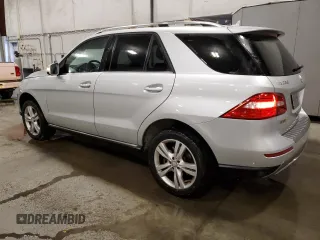 2015 Mercedes-Benz M 350 with VIN 4JGDA5HB8FA491448, listed as a Copart auction lot 44915015 with 114,121 mi miles and Salvage title. Bid and sale history available at DreamBid. Image 2.