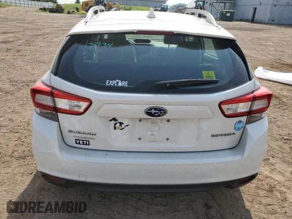2019 Subaru Impreza Premium with VIN 4S3GTAC60K3760247, listed as a Copart auction lot 62014035 with 143,962 mi miles and Clean title. Bid and sale history available at DreamBid. Image 6.