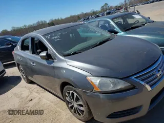 2015 Nissan Sentra SV with VIN 3N1AB7AP6FL666233, listed as a IAAI auction lot 41859408 with 154,465 mi miles and . Bid and sale history available at DreamBid. Image 1.