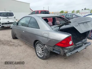 2005 Honda Civic Cpe EX with VIN 1HGEM22995L039162, listed as a IAAI auction lot 41927629 with 295,610 mi miles. Bid and sale history available at carsss.com. Image 3.