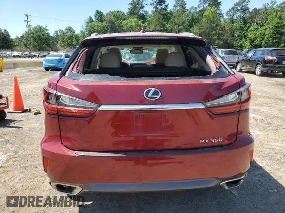 2016 Lexus RX 350 with VIN 2T2ZZMCA3GC005696, listed as a Copart auction lot 56166385 with 111,975 mi miles and Salvage title. Bid and sale history available at DreamBid. Image 6.