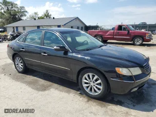 2008 Hyundai Azera Limited with VIN KMHFC46F28A258283, listed as a Copart auction lot 70442394 with 189,252 mi miles and Salvage Title. Bid and sale history available at carsss.com. Image 4.