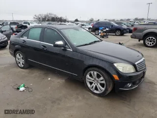 2008 Mercedes-Benz C-Class 3.0L Sport with VIN WDDGF54X48R013736, listed as a Copart auction lot 44159825 with 0 mi miles and Salvage Title. Bid and sale history available at carsss.com. Image 4.
