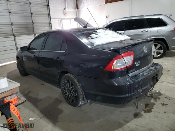 2009 Mercury Milan Premier with VIN 3MEHM08159R635439, listed as a Copart auction lot 89305125 with 0 mi miles and Salvage Title. Bid and sale history available at carsss.com. Image 2.