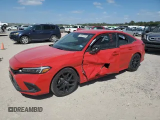 2024 Honda Civic Sedan Sport with VIN 2HGFE2F57RH515372, listed as a Copart auction lot 49588695 with 11,537 mi miles and Salvage Title. Bid and sale history available at carsss.com. Image 1.