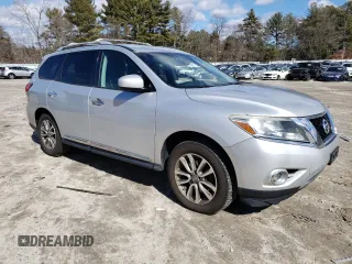 2014 Nissan Pathfinder S with VIN 5N1AR2MMXEC626529, listed as a Copart auction lot 47350415 with 139,696 mi miles and Clean title. Bid and sale history available at DreamBid. Image 4.