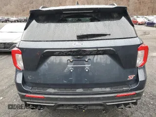 2024 Ford Explorer ST with VIN 1FM5K8GC1RGA38643, listed as a Copart auction lot 50371965 with 9,094 mi miles and Salvage Title. Bid and sale history available at carsss.com. Image 6.
