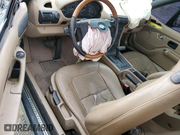1996 BMW 3 Series Z3 1.9 with VIN 4USCH7329TLB71714, listed as a Copart auction lot 41388935 with 108,570 mi miles and Salvage Title. Bid and sale history available at carsss.com. Image 8.