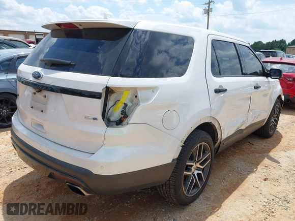 2016 Ford Explorer Sport z VIN 1FM5K8GT9GGA84346, wystawiony jako IAAI lot #42258933 z przebiegiem 155 199 mil mil oraz . Historia ofert i sprzedaży dostępna na DreamBid. Obrazek 4.