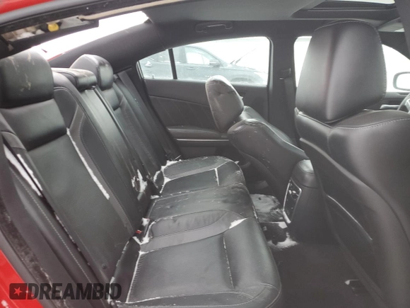 2015 Dodge Charger SXT z VIN 2C3CDXJG2FH746089, wystawiony jako Copart lot #43838105 z przebiegiem Nie podano mil oraz Szkoda całkowita • Salvage title. Historia ofert i sprzedaży dostępna na DreamBid. Obrazek 10.