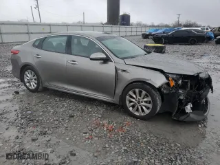 2016 Kia Optima EX with VIN 5XXGU4L37GG046532, listed as a Copart auction lot 42450555 with 156,368 mi miles and Salvage Title. Bid and sale history available at carsss.com. Image 4.