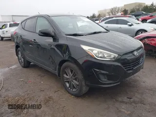 2015 Hyundai Tucson GLS with VIN KM8JT3AF6FU025479, listed as a IAAI auction lot 41498861 with 110,609 mi miles and . Bid and sale history available at DreamBid. Image 1.