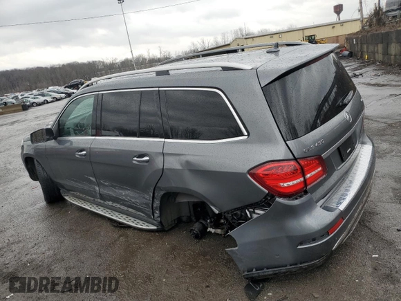 2019 Mercedes-Benz GLS 450 with VIN 4JGDF6EE2KB238314, listed as a Copart auction lot 45049294 with 20,552 mi miles and Non Repairable. Bid and sale history available at DreamBid. Image 2.