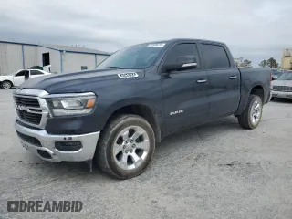 2019 Ram 1500 Big Horn/Lone Star with VIN 1C6SRFFT0KN747680, listed as a Copart auction lot 51099415 with 105,713 mi miles and Salvage Title. Bid and sale history available at carsss.com. Image 1.