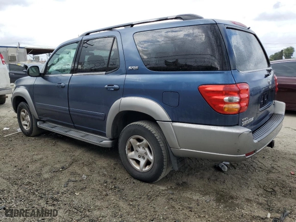 2001 Toyota Sequoia SR5 with VIN 5TDZT34A01S036742, listed as a Copart auction lot 54757775 with 211,363 mi miles and Clean Title. Bid and sale history available at carsss.com. Image 2.