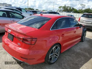 2018 Audi A3 Sedan Premium Plus with VIN WAUJ8GFFXJ1045487, listed as a Copart auction lot 69340673 with 22,161 mi miles. Bid and sale history available at carsss.com. Image 3.