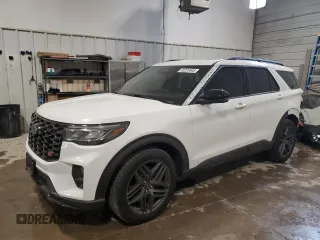 2025 Ford Explorer ST with VIN 1FMWK8GCXSGB06657, listed as a Copart auction lot 45223645 with 2,035 mi miles and Salvage Title. Bid and sale history available at carsss.com. Image 1.