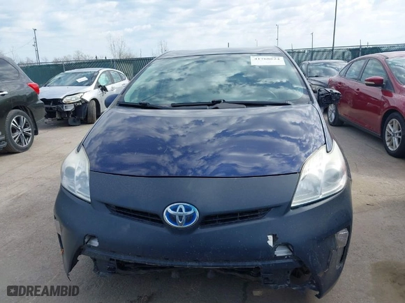 2012 Toyota Prius One with VIN JTDKN3DUXC1538583, listed as a IAAI auction lot 41768624 with NaN miles. Bid and sale history available at carsss.com. Image 12.