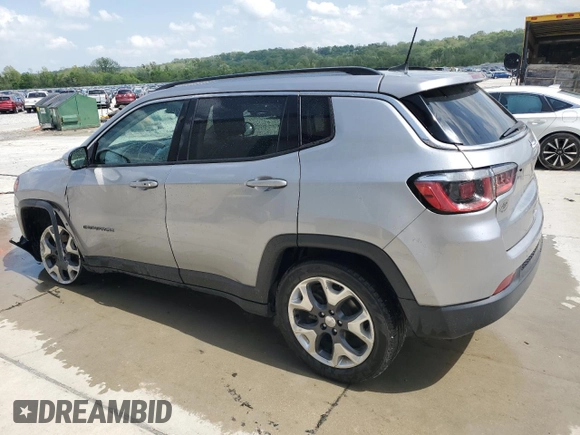 2019 Jeep Compass Limited with VIN 3C4NJCCB8KT675599, listed as a Copart auction lot 54656515 with 107,571 mi miles and Salvage title. Bid and sale history available at DreamBid. Image 2.