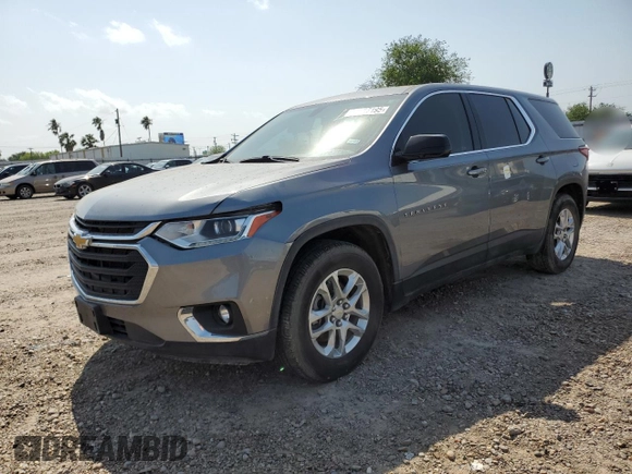 2020 Chevrolet Traverse LS с VIN 1GNERFKWXLJ245930, выставлен на аукционе Copart как лот 51657195 с пробегом Не указан миль и Списание • Salvage title. История ставок и продаж доступна на DreamBid. Изображение 1.