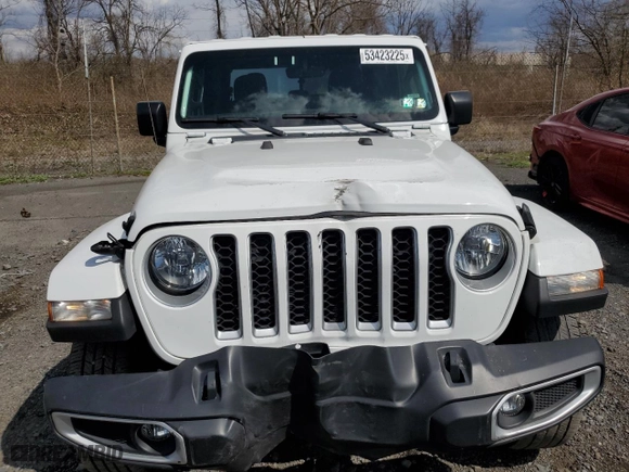 2023 Jeep Gladiator Overland with VIN 1C6HJTFG9PL535396, listed as a Copart auction lot 53423225 with 45,596 mi miles and Non Repairable. Bid and sale history available at carsss.com. Image 5.
