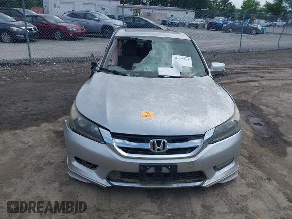 2013 Honda Accord EX z VIN 1HGCR2F73DA162760, wystawiony jako IAAI lot #42473307 z przebiegiem Nie podano mil oraz . Historia ofert i sprzedaży dostępna na DreamBid. Obrazek 12.