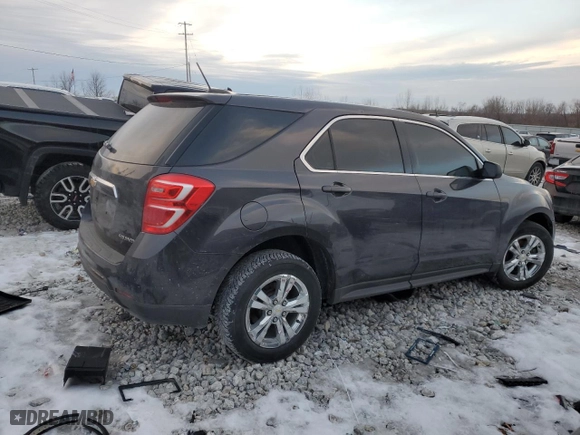 2016 Chevrolet Equinox LS with VIN 2GNFLEEK7G6157381, listed as a Copart auction lot 43899365 with 133,047 mi miles and Salvage Title. Bid and sale history available at carsss.com. Image 3.