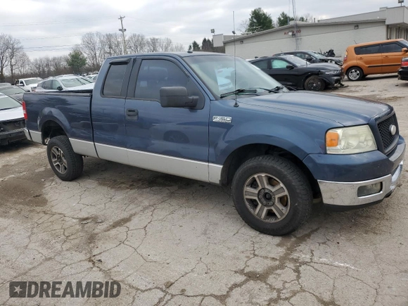 2006 Ford F-150 XL with VIN 1FTPX12V96FB80299, listed as a Copart auction lot 85090734 with 0 mi miles and Salvage Title. Bid and sale history available at carsss.com. Image 4.