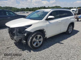 2015 Toyota Highlander Limited with VIN 5TDDKRFH9FS198404, listed as a Copart auction lot 59131925 with 121,888 mi miles and Salvage title. Bid and sale history available at DreamBid. Image 1.