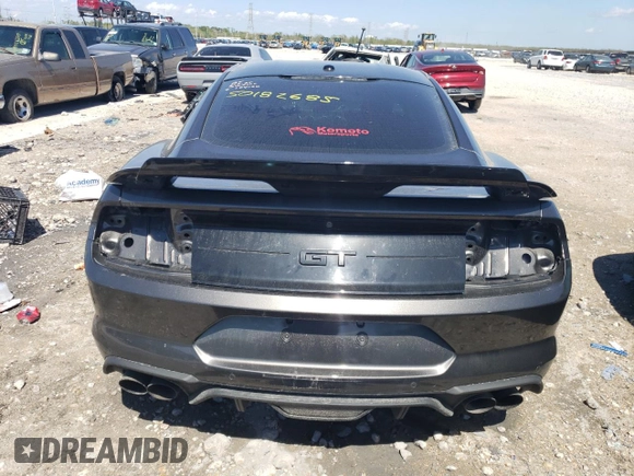 2019 Ford Mustang GT z VIN 1FA6P8CF2K5104120, wystawiony jako Copart lot #50182685 z przebiegiem Nie podano mil oraz Szkoda całkowita • Salvage title. Historia ofert i sprzedaży dostępna na DreamBid. Obrazek 6.