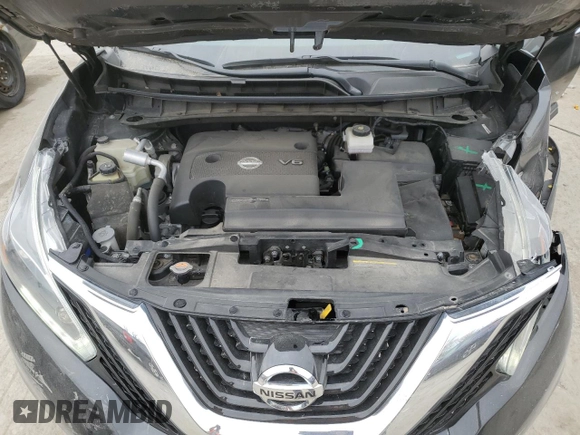 2018 Nissan Murano Platinum with VIN 5N1AZ2MH4JN140641, listed as a Copart auction lot 55126345 with 67,878 mi miles and Non Repairable. Bid and sale history available at carsss.com. Image 12.