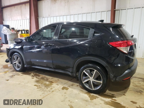 2022 Honda HR-V EX with VIN 3CZRU6H55NM710041, listed as a Copart auction lot 44987655 with 51,222 mi miles and Salvage Title. Bid and sale history available at carsss.com. Image 2.