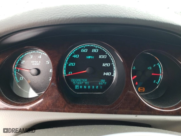 2011 Buick Lucerne CXL with VIN 1G4HC5EM4BU152549, listed as a Copart auction lot 54630934 with 57,897 mi miles and Salvage Title. Bid and sale history available at carsss.com. Image 9.