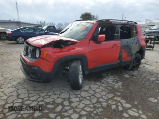 2015 Jeep Renegade Latitude with VIN ZACCJBBT7FPB88466, listed as a Copart auction lot 45285165 with 0 mi miles and Salvage Title. Bid and sale history available at carsss.com. Image 1.