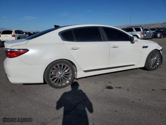 2017 Kia K900 Luxury with VIN KNALW4D40H6036115, listed as a Copart auction lot 46630905 with 85,964 mi miles and Salvage Title. Bid and sale history available at carsss.com. Image 3.
